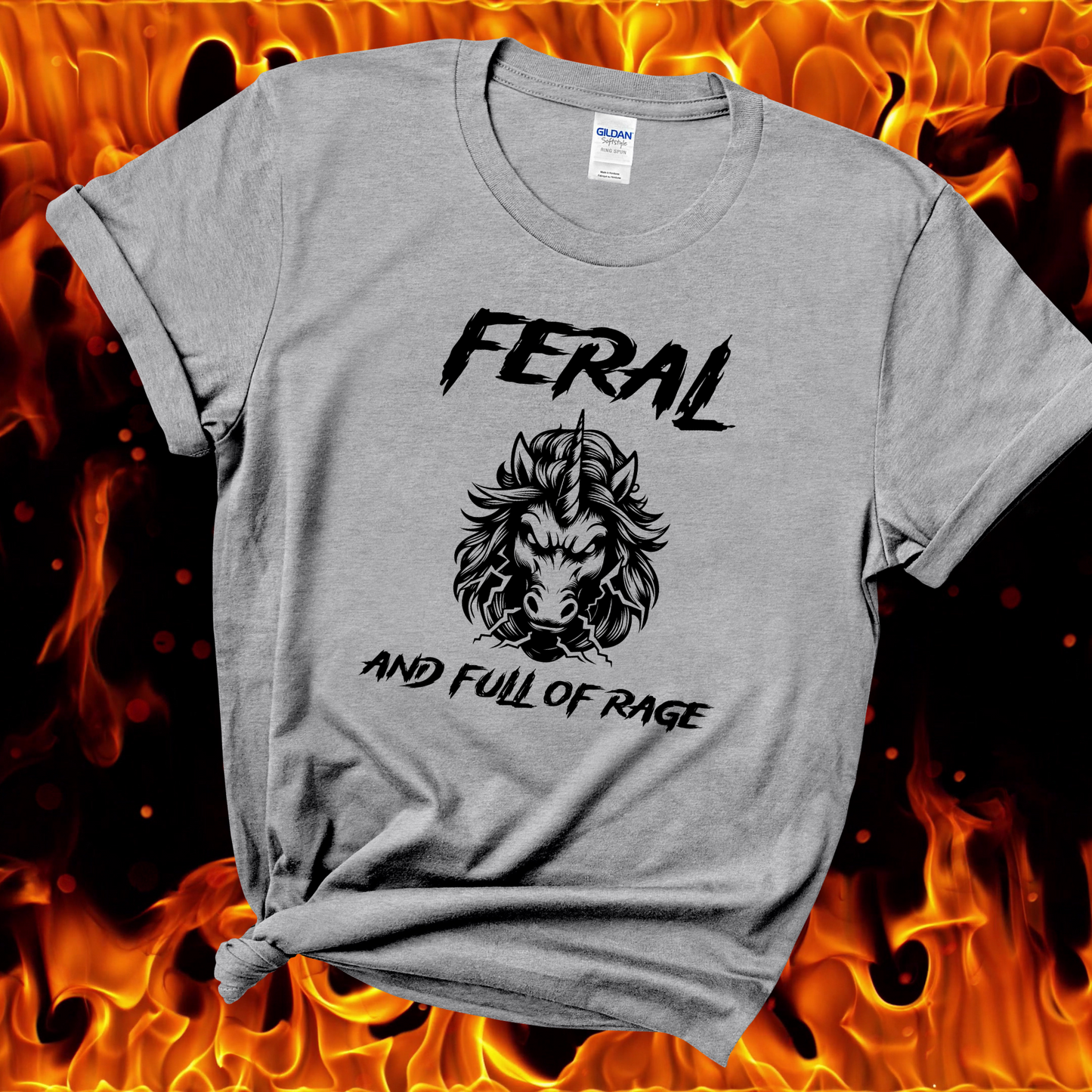 Feral but totally chill T shirt
