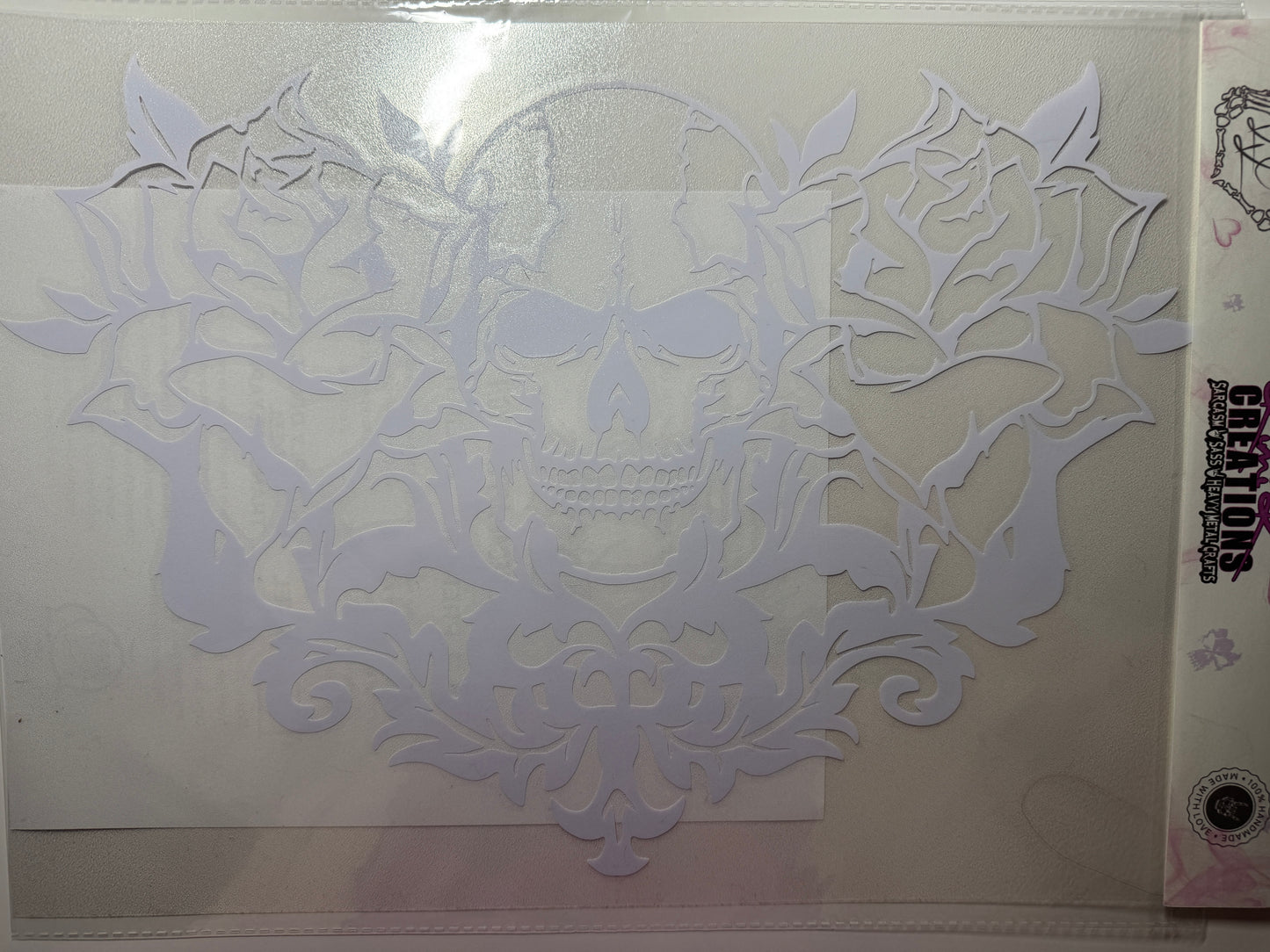 Skull with Roses Decal 21