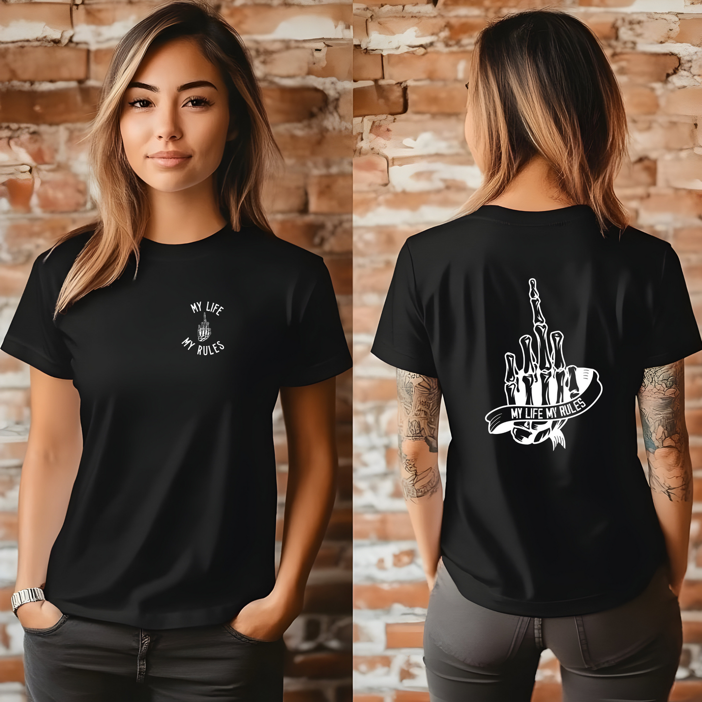 MY LIFE MY RULES T shirt