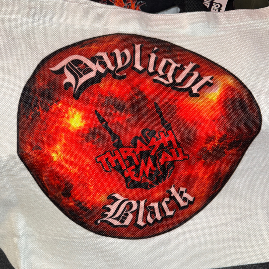 Daylight Black Moon Fire Tote Bag