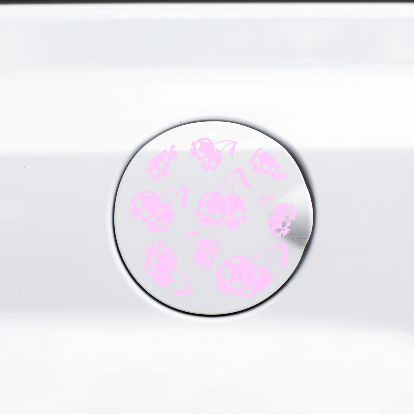 Skull Cherries Gas Cap Decal