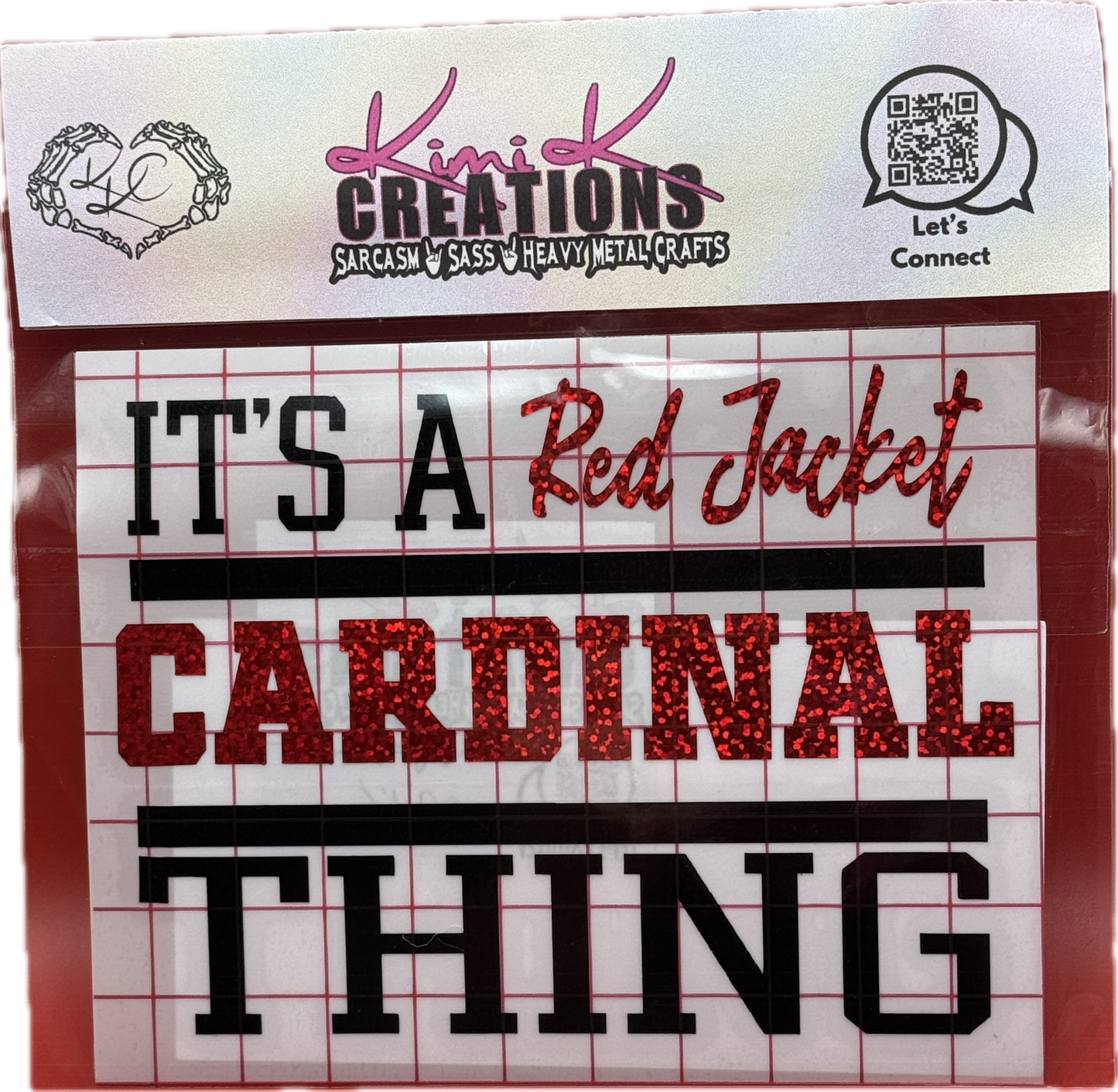 It's a RJ Cardinal Thing 5 inch Decal