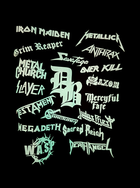 Glow in the Dark Daylight Black Double Sided Horns and Artists T-shirt