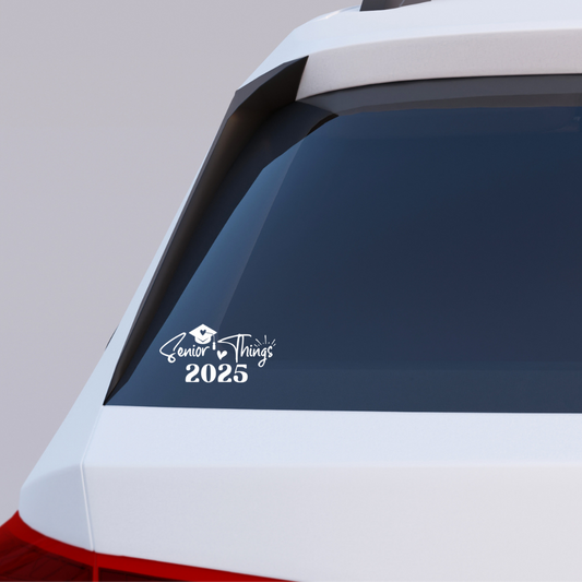 Senior Things 6 inch decal