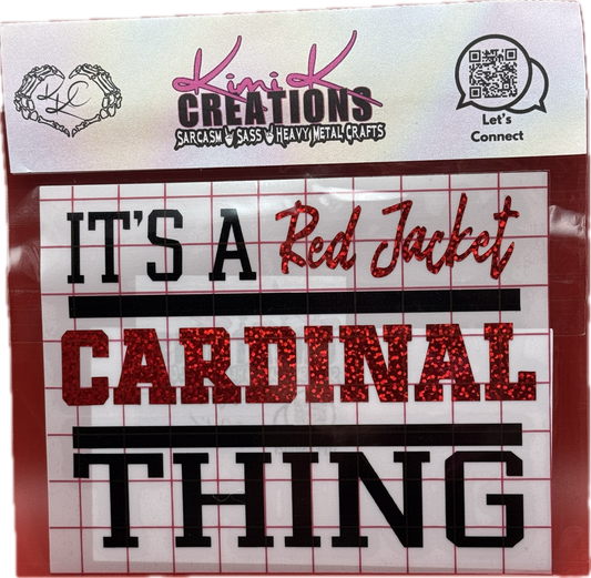 It's a RJ Cardinal Thing 5 inch Decal