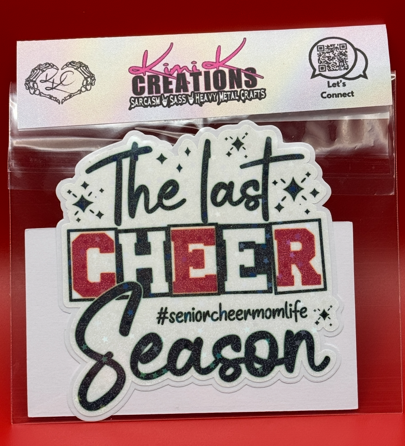 The Last Cheer Season 3 inch sticker