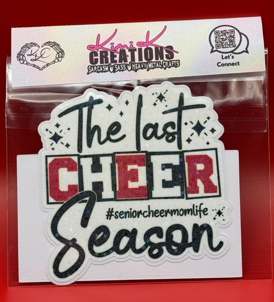 The Last Cheer Season 3 inch sticker