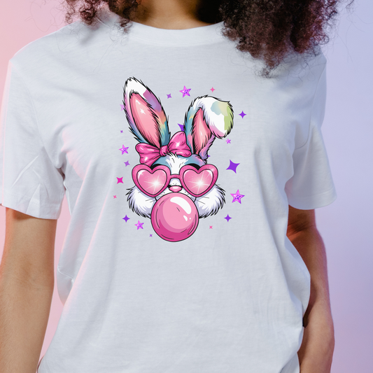 Bubble Blowing Bunny T-shirt